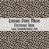 Leopard Print Patterned Vinyl