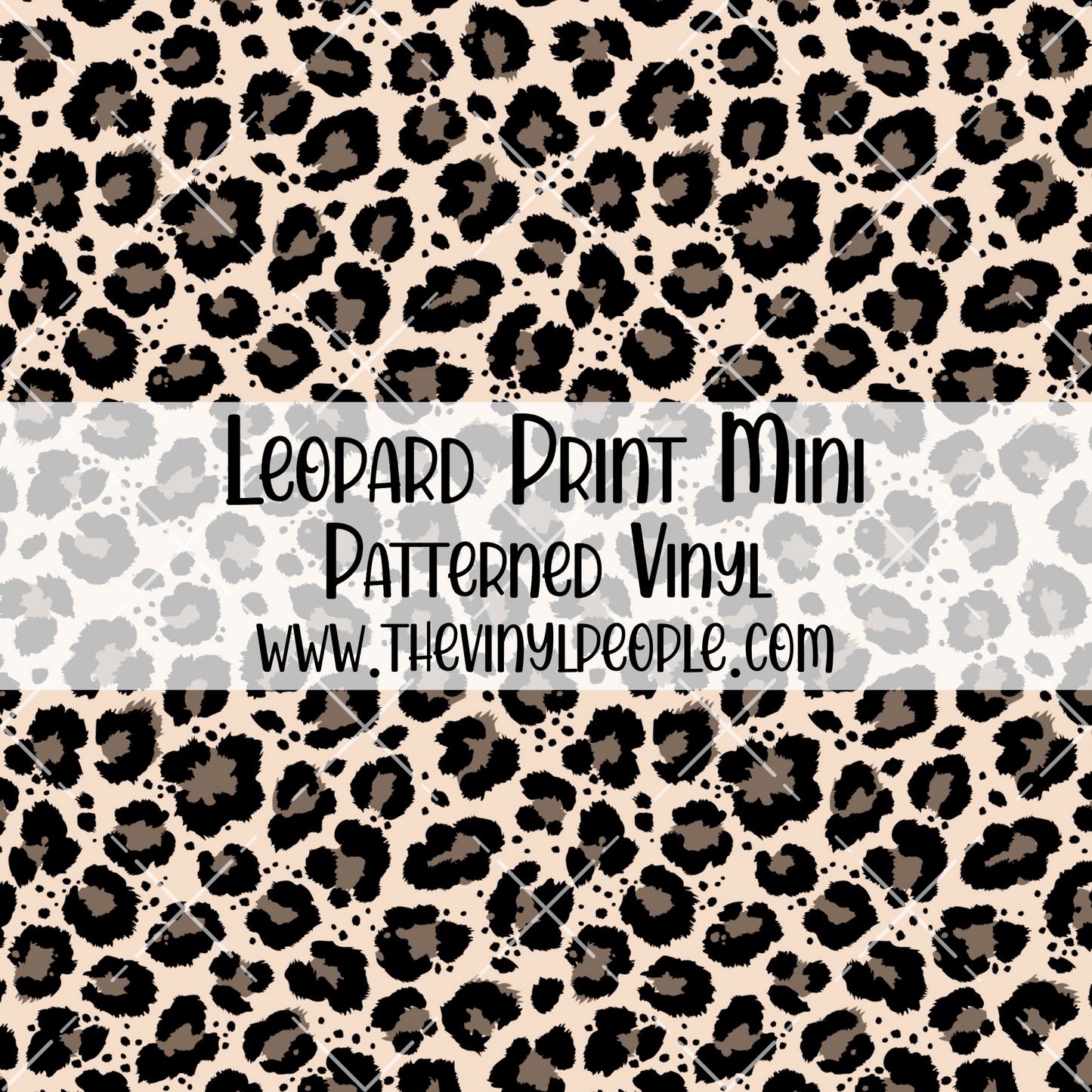 Leopard Print Patterned Vinyl