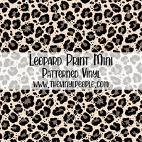 Leopard Print Patterned Vinyl