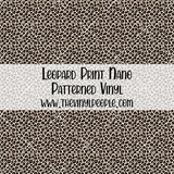Leopard Print Patterned Vinyl