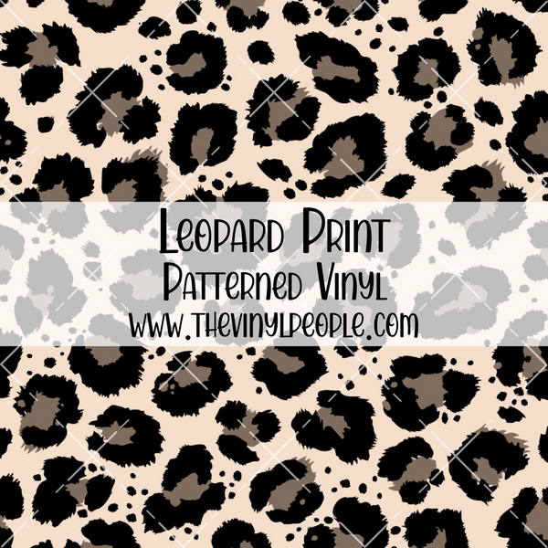 Leopard Print Patterned Vinyl