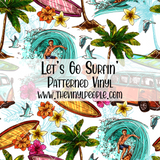Let's Go Surfin' Patterned Vinyl