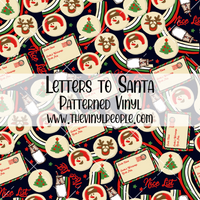Letters to Santa Patterned Vinyl