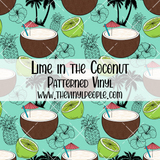 Lime in the Coconut Patterned Vinyl