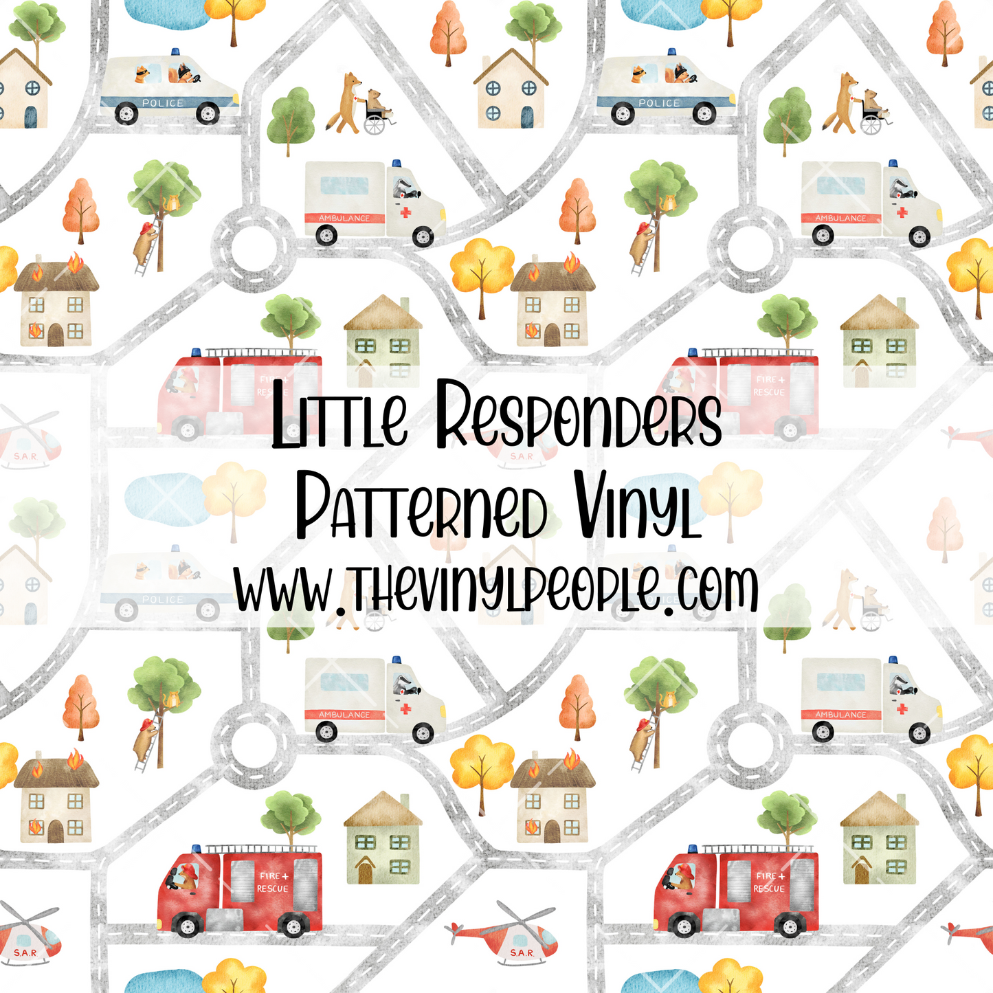 Little Responders Patterned Vinyl