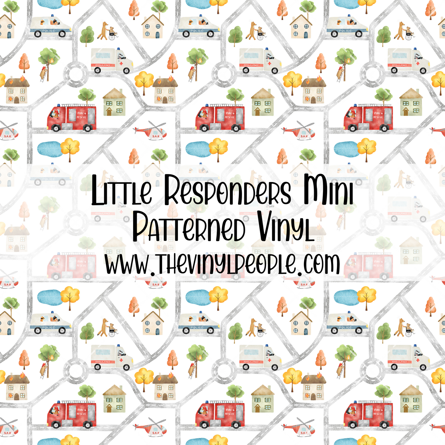 Little Responders Patterned Vinyl