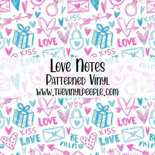 Love Notes Patterned Vinyl