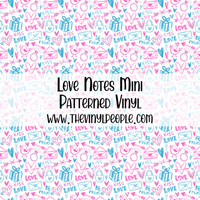 Love Notes Patterned Vinyl