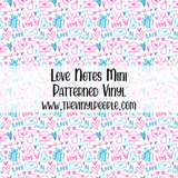 Love Notes Patterned Vinyl