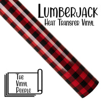 Lumberjack - Red Buffalo Plaid HTV (10" width)