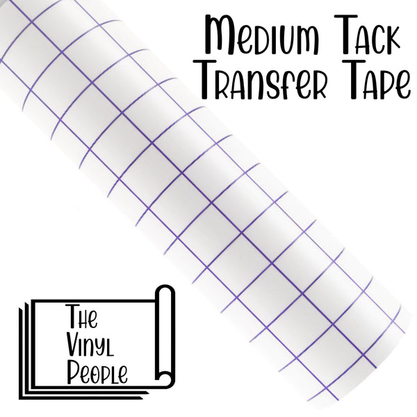 MEDIUM TACK Transfer Tape with Purple Gridlines
