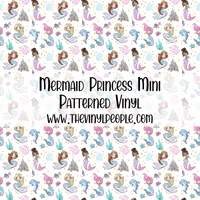 Mermaid Princess Patterned Vinyl