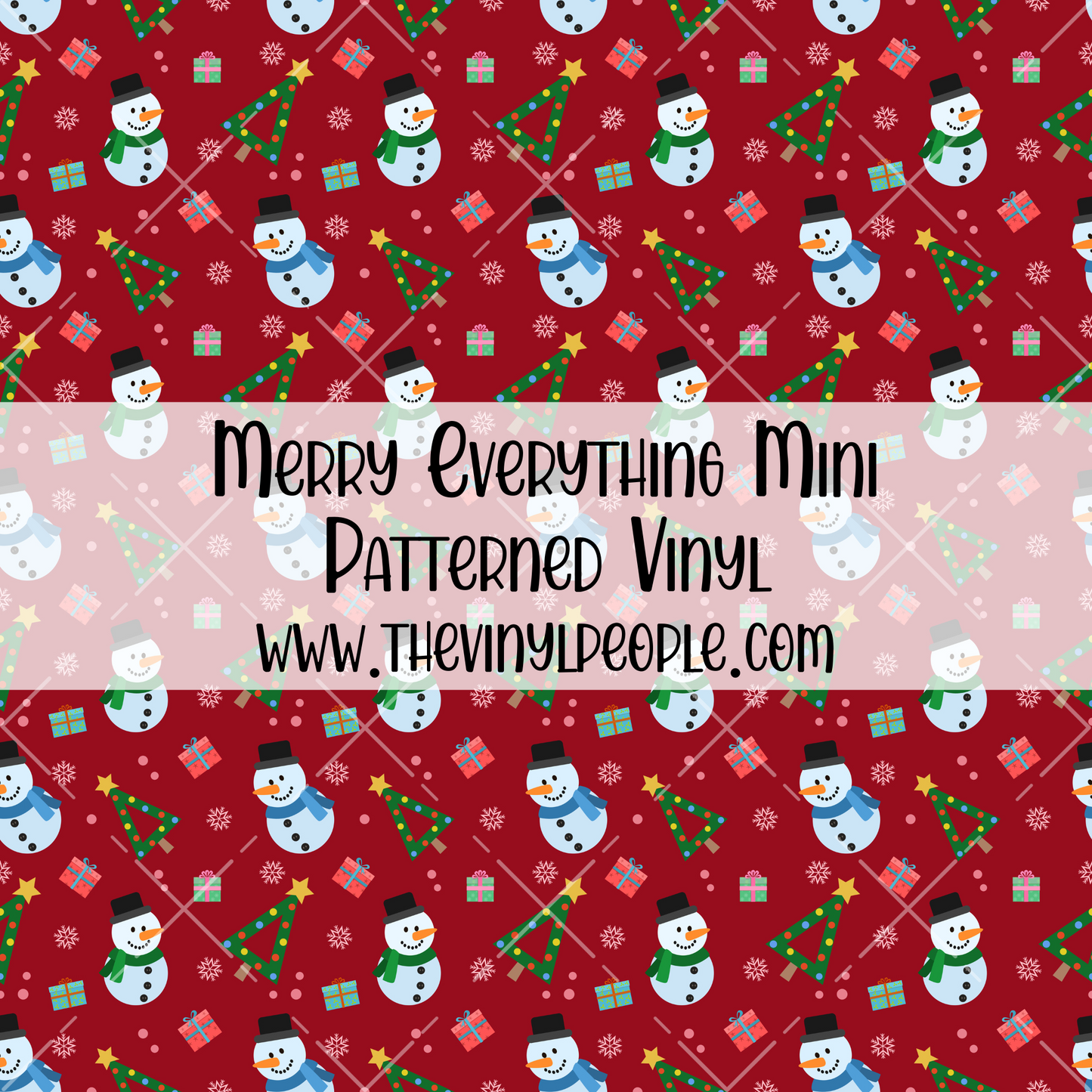 Merry Everything Patterned Vinyl