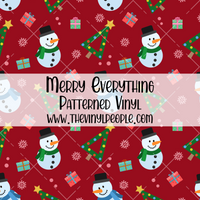 Merry Everything Patterned Vinyl