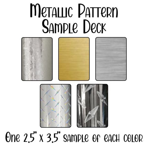 Metallic Pattern Sample Deck