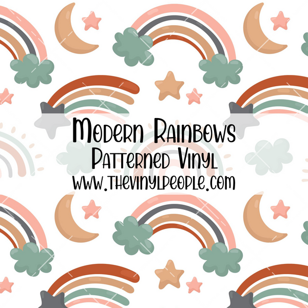 Modern Rainbows Patterned Vinyl
