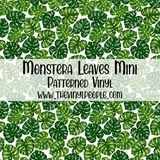 Monstera Leaves Patterned Vinyl