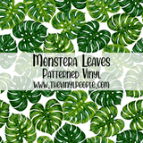 Monstera Leaves Patterned Vinyl