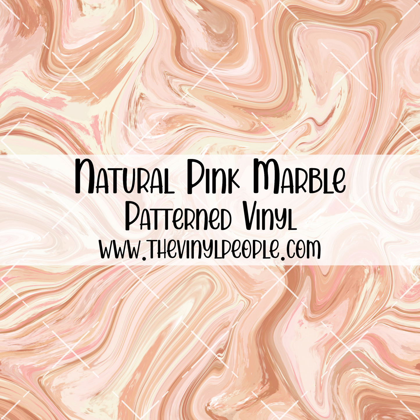 Natural Pink Marble Patterned Vinyl