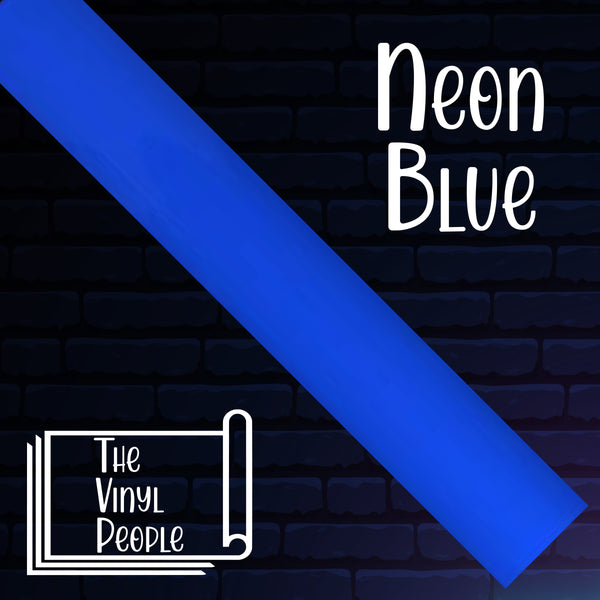 Neon Blue Adhesive Vinyl