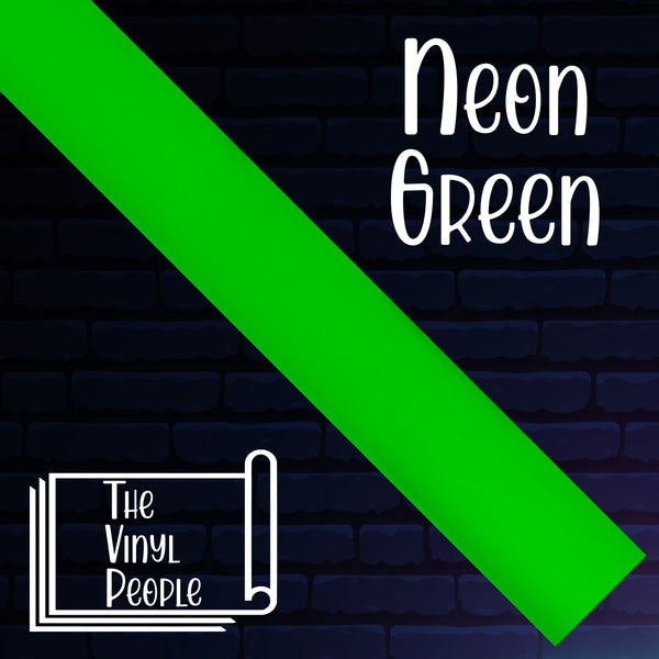 Neon Green Adhesive Vinyl
