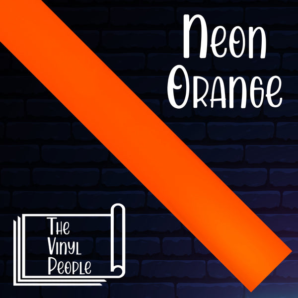 Neon Orange Adhesive Vinyl