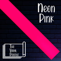 Neon Pink Adhesive Vinyl