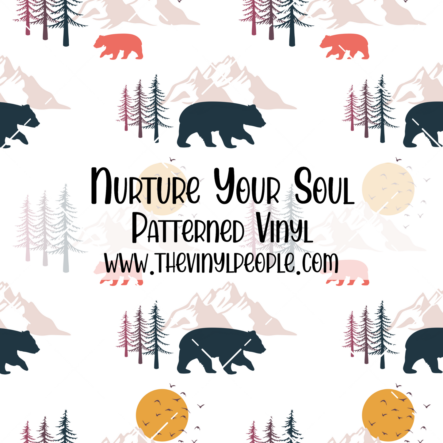 Nurture Your Soul Patterned Vinyl