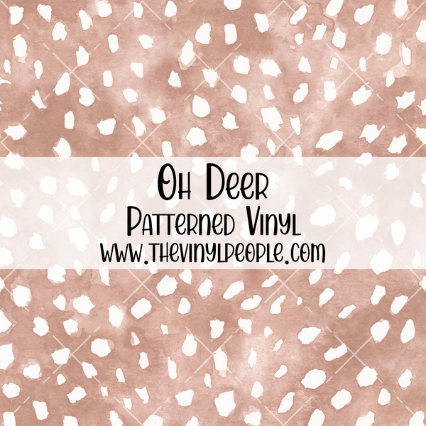 Oh Deer Patterned Vinyl