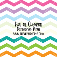 Pastel Chevron Patterned Vinyl