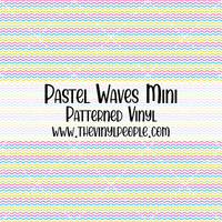 Pastel Waves Patterned Vinyl