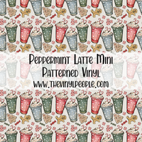 Peppermint Latte Patterned Vinyl