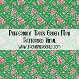 Peppermint Trees Green Patterned Vinyl