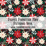 Perfect Poinsettia Patterned Vinyl