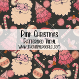 Pink Christmas Patterned Vinyl