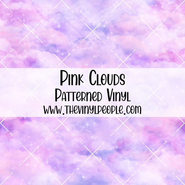 Pink Clouds Patterned Vinyl