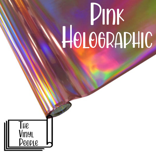 Pink Holographic Foil