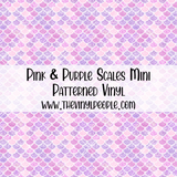 Pink & Purple Scales Patterned Vinyl