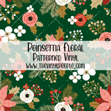 Poinsettia Floral Patterned Vinyl