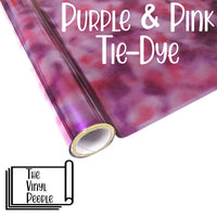 Purple & Pink Tie-Dye Foil