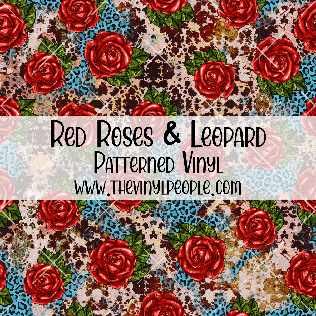 Red Roses & Leopard Patterned Vinyl – TheVinylPeople