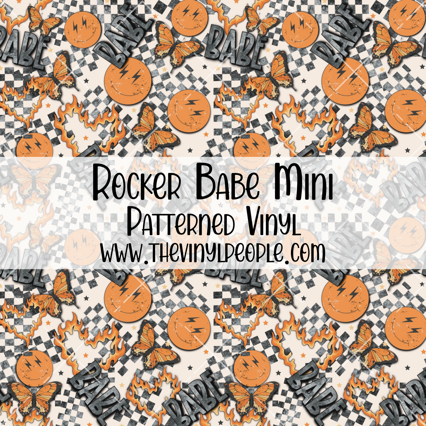Rocker Babe Patterned Vinyl