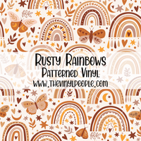 Rusty Rainbows Patterned Vinyl