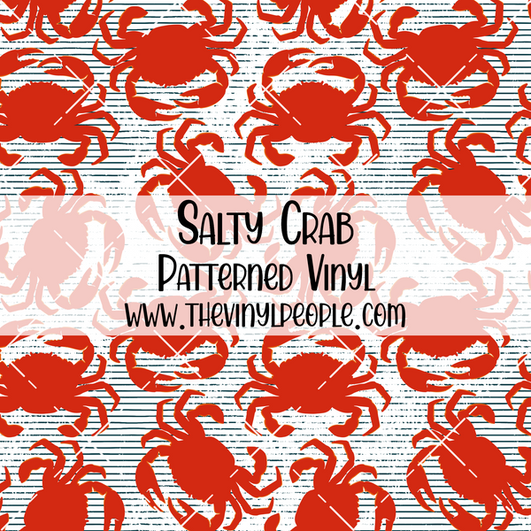 Salty Crab Patterned Vinyl