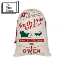 North Pole Express Santa Sack