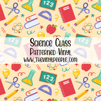 Science Class Patterned Vinyl