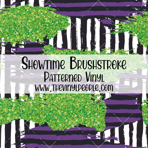 Showtime Brushstroke Patterned Vinyl