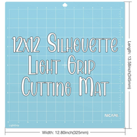 NICAPA 12x12 Silhouette Cameo Cutting Mat - LIGHT GRIP