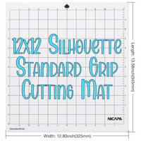 NICAPA 12x12 Silhouette Cameo Cutting Mat - STANDARD GRIP
