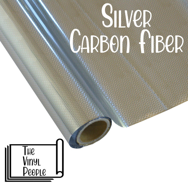 Silver Carbon Fiber Foil